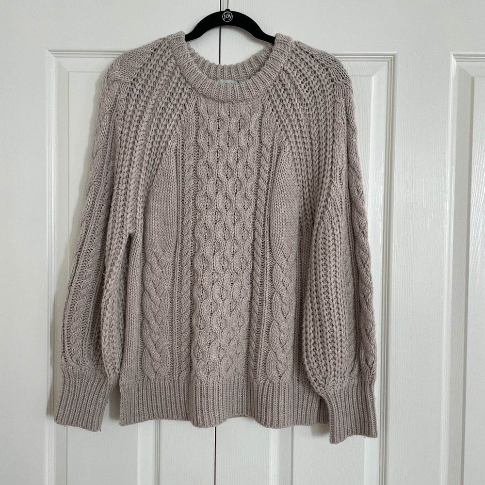 Gray sweater
